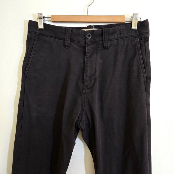 Athletic Slim Chino Pants: COOLMAX Edition Black Coat Charcoal Size 29 X 30 - Picture 4 of 11